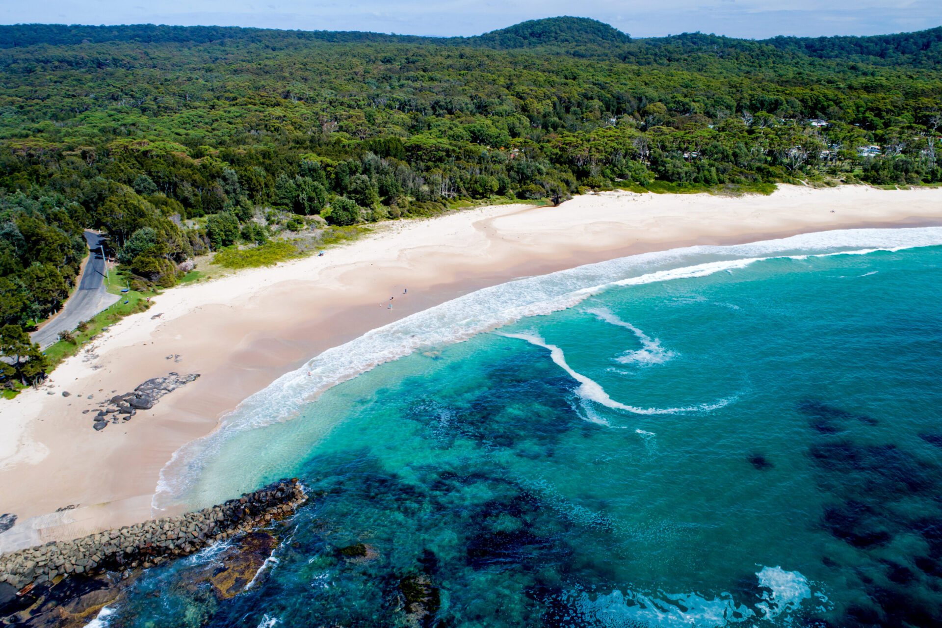 Aerial of Kioloa Beach | Tasman Holiday Parks Kioloa Beach