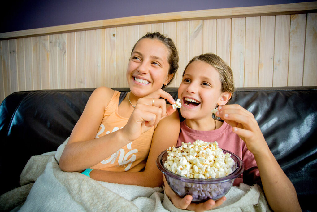 Children Watching a movie | Tasman Holiday Parks - Ballina
