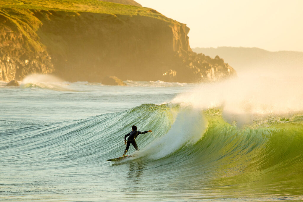 Man surfing at Ballina, New South Wales | Tasman Holiday Parks
