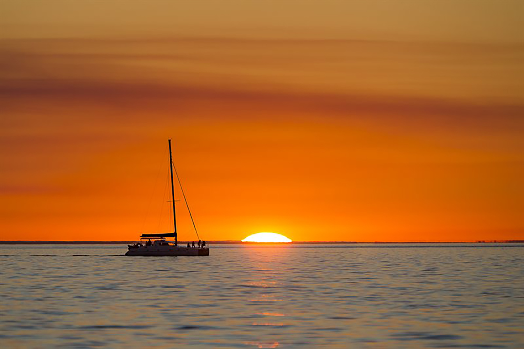 Sunset at the Great Sandy Strait | Tasman Holiday Parks - Fraser Coast