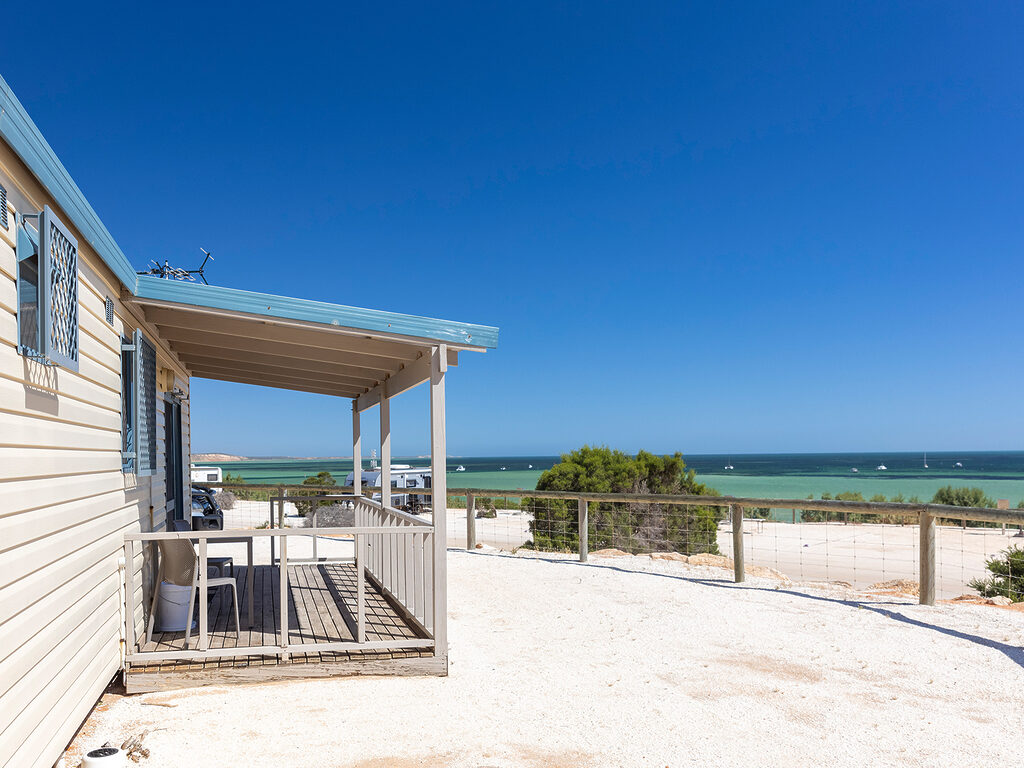 Exterior of the Oceanview villa | Tasman Holiday Parks Denham Seaside