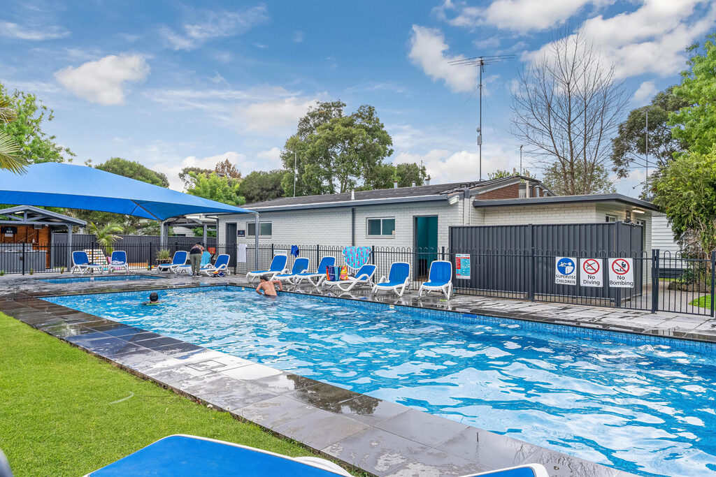 Swimming pool at Tasman Holiday Parks Geelong