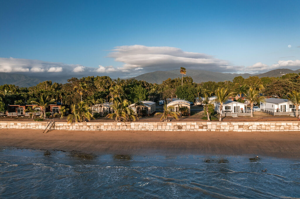 Aerial view of Balgal Beach | Tasman Holiday Parks - Rollingstone