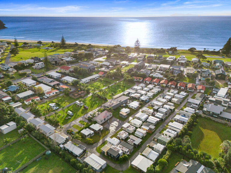 Aerial of Tasman Holiday Parks Beachaven