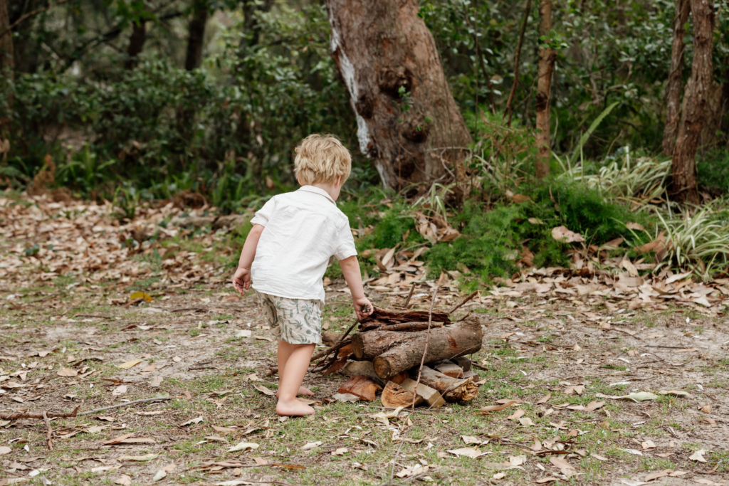 Campfire building
