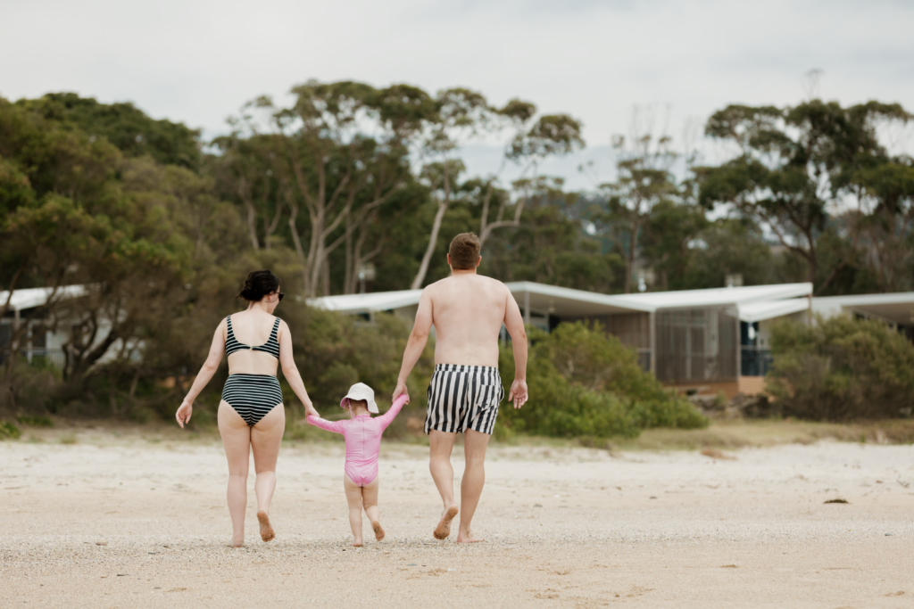 Family at Tasman Holiday Parks - Racecourse Beach
