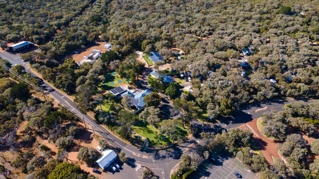 Tasman Holiday Parks YALLINGUP CAVES AERIAL DRONE